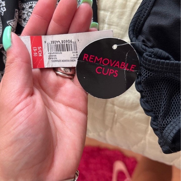 no boundaries bikini top swimwear size s 3-5 teens - Picture 4 of 4